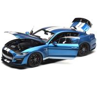 18RDC244-FO Ford Mustang Shelby GT 500 Atlas Blue Metallic IXO 1/18