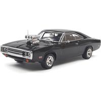 IXO Models IA43007 Chargeur avec moteur soufflé Noir 1/43 Diecast Model 1970