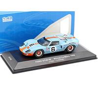 IXO- Voiture Miniature de Collection, LM1969, Bleu/Orange
