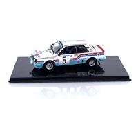 Ixosport Voiture miniature de collection Skoda 1988 Haugland J. échelle 1/43 RAC408B Blanche