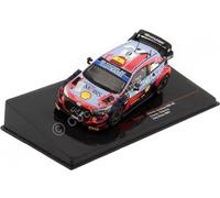 Ixosport Voiture miniature de collection Hyundai i20 Coupe WRC Monza 2021 Neuville 1/43 Rouge/Bleu