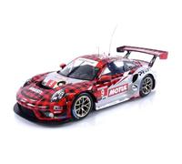 IXO - Voiture miniature de course POR 911 GT3 R - Daytona 2022 - 1:18 - Red / White - Adulte