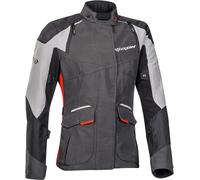 Ixon Balder Veste textile Damen Motorcycle, noir-gris-rouge, taille 3XL pour femmes