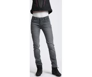 Ixon Billie Jeans moto pour dames, Pierre grise, Taille 27/30