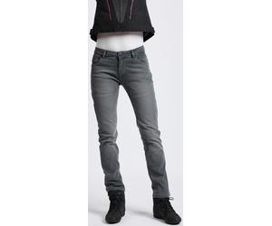 Ixon Billie Jeans moto pour dames, Pierre grise, Taille 29/30