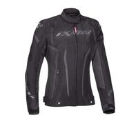 Ixon Striker Veste textile imperméable à l’eau pour dames de moto, noir, taille XS pour femmes