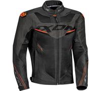 Ixon Draco Veste textile de moto, noir-gris-orange, taille 2XL
