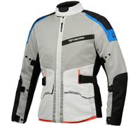 Ixon M-Njord Veste textile de moto, gris-bleu, taille S pour homme