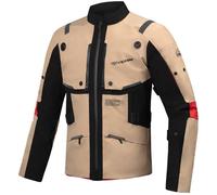 Ixon M-Skeid Veste textile de moto, noir-beige, taille M pour homme