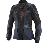 Ixon Odin imperméable dames moto textile veste, rouge-bleu, taille XL pour femmes