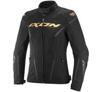 Ixon Striker 2 Air WP imperméable dames moto textile veste, noir-or, taille XL pour femmes
