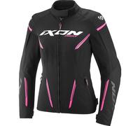 Ixon Striker 2 imperméable dames moto textile veste, noir-rose, taille XS pour femmes