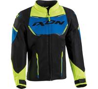 Ixon Striker Air Veste textile de moto pour enfants, noir-bleu-jaune, taille 6 ans pour des gamins