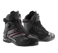 Ixon Bull 2 WP Ultra Chaussures de moto imperméables, noir-rouge, taille 43 pour homme