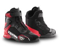 Ixon Bull 2 Air Chaussures de moto, noir-blanc-rouge, taille 41 pour homme