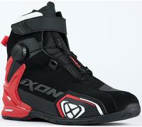 Ixon Bull 2 Chaussures de moto imperméables, noir-blanc-rouge, taille 39 pour homme