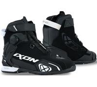 Ixon Bull 2 Chaussures de moto imperméables pour dames, noir-blanc, taille 36 pour homme