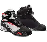 Ixon Bull Vented Chaussures moto, Noir/Blanc/Rouge, Taille 39