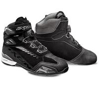 Ixon Bull Vented Chaussures moto, noir/gris, Taille 39