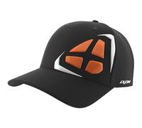 IXON Casquette Mate - Taille unique, Noir/blanc/orange, Taille unique