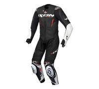Ixon Vortex 3 Costume en cuir de moto 1 pièce pour les jeunes, noir-blanc-rouge, taille 14 ans