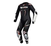Ixon Vortex 3 Costume en cuir de moto 1 pièce pour dames, noir-blanc, taille M pour femmes