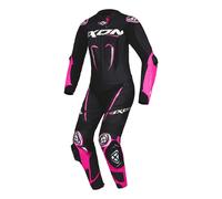 IXON COMBINAISON VORTEX 3 LADY - M - COMBINAISON VORTEX 3 LADY - NOIR/BLANC/ROSE
