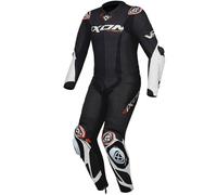 Ixon Vortex 3 Combinaison en cuir de moto 1 pièce, noir-blanc, taille M pour homme
