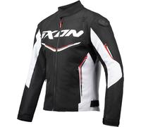 Ixon Cordolo Veste textile de moto, noir-blanc-rouge, taille 2XL pour homme
