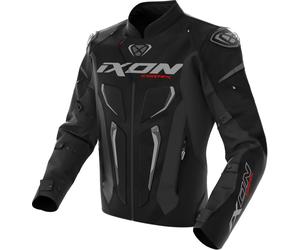 Ixon Cortex Veste textile imperméable à l’eau pour moto, noir-gris, taille M pour homme