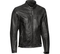 Ixon Crank Veste en cuir de moto, noir, Taille XXL