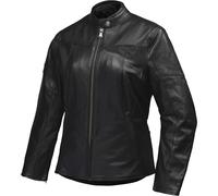Ixon Cranky-C Veste en cuir de moto pour dames, noir, Taille 7XL