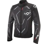 Ixon Demoniak Blouson textile de moto, Noir/Blanc, Taille 3XL