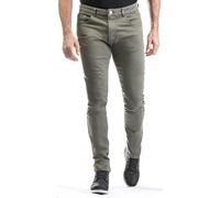 Ixon Flint Jeans de moto, vert-brun, taille M pour homme