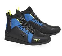 Ixon Freaky WP Chaussures de moto, noir/bleu/jaune, Taille 46