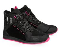 Ixon Freaky WP Chaussures de moto pour dames, noir-rose, taille 38 pour femmes