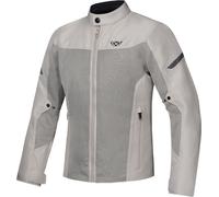 Ixon Fresh Slim Veste textile de moto imperméable, gris, taille 3XL pour homme
