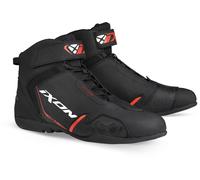 Ixon Gambler 2023 Chaussures moto, Noir/Blanc/Rouge, Taille 47