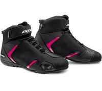 Ixon Gambler WP Chaussures de moto pour dames, noir-rose, taille 38 pour femmes