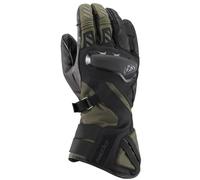 Ixon MS Drakkar Gants de moto imperméables, noir-vert-brun-beige, taille S pour homme
