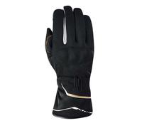 IXON GANTS PRO GLOBE LADY - L - IXON GANTS PRO GLOBE LADY - NOIR/BLANC/OR