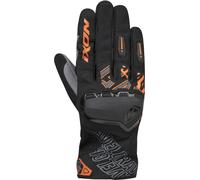 Ixon Gravel Gants de moto, noir/orange, Taille 3XL