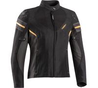 Ixon Ilana Evo Veste textile de moto pour dames, noir-gris-or, taille XS pour femmes