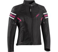 Ixon Ilana Evo Veste textile de moto pour dames, noir-rose, taille XL pour femmes