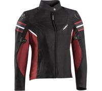 Ixon Ilana Evo Veste textile de moto pour dames, noir-rouge, taille L pour femmes