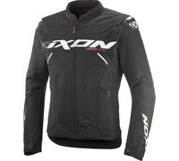 Ixon Ionix Blouson textile de moto, Noir/Blanc, Taille XL