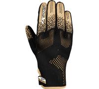 Ixon Ixflow Knit Gants de moto pour dames, Noir/Or, Taille L