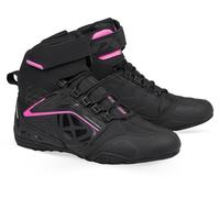 Ixon Killer WP Chaussures de moto pour femmes, noir-rose, taille 37
