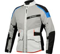Ixon M-Njord Veste textile de moto, Gris/bleu, Taille L