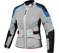 Ixon M-Njord Veste textile de moto pour dames, Gris/bleu, Taille 3XL